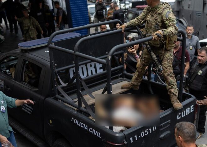 Megaoperação no Rio contra o Comando Vermelho deixa 60 mortos e 81 presos