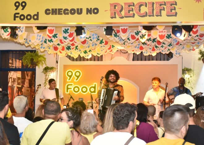 Chegada da 99Food a Pernambuco é celebrada com Sambadeiras e show de Mestrinho em Olinda