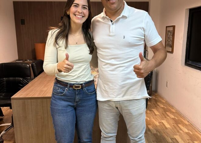 Maria Arraes reafirma apoio ao futebol de Garanhuns em encontro com presidente da Liga Esportiva