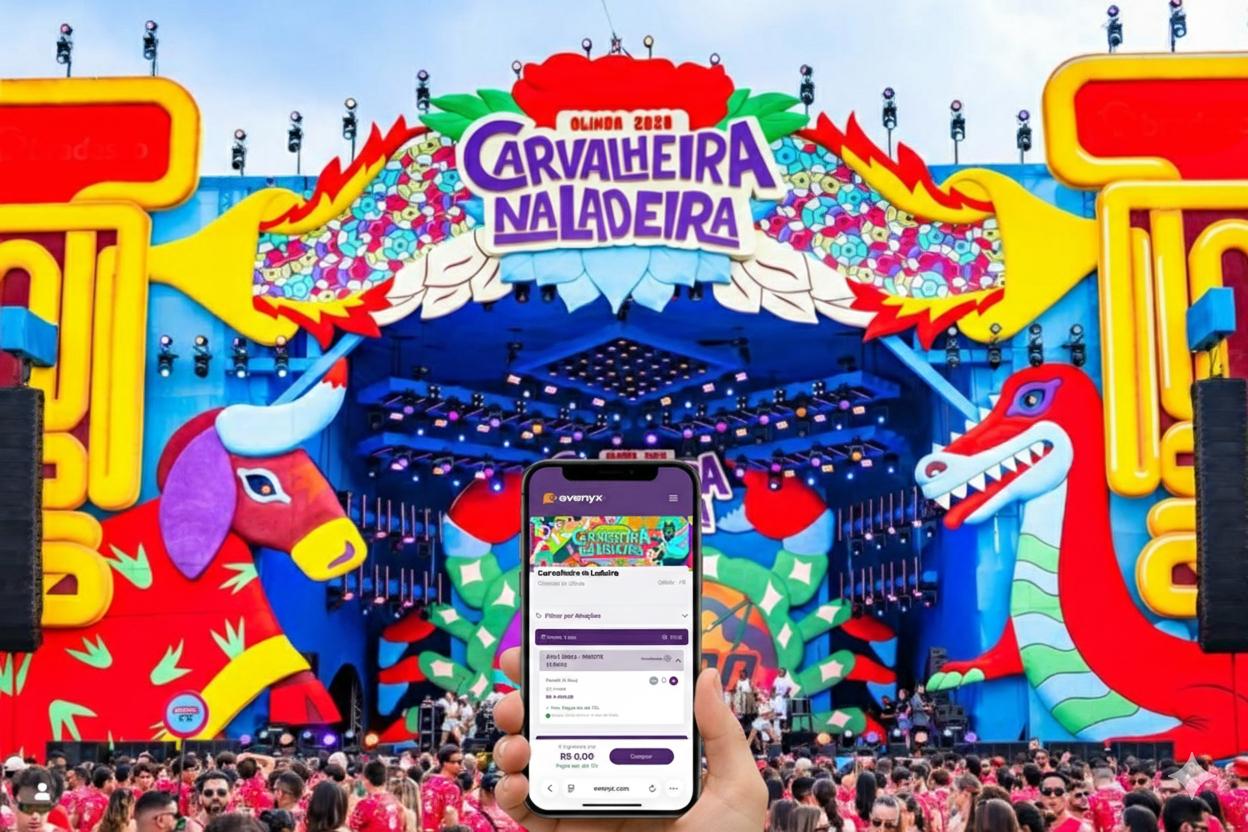 Ingressos Carvalheira na Ladeira 2027: compre agora sem cartão e em 11x sem juros