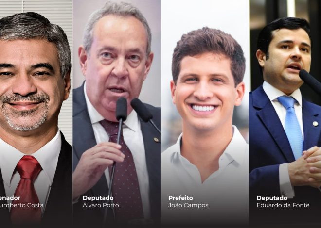 Portal 007 Brasil aponta articulação para 2026 com João Campos, Álvaro Porto, Humberto Costa e Eduardo da Fonte