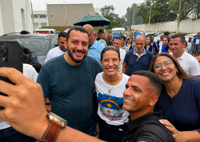 Pré-candidato a deputado federal Robson Ouro Preto participa de agenda com Raquel Lyra em Garanhuns