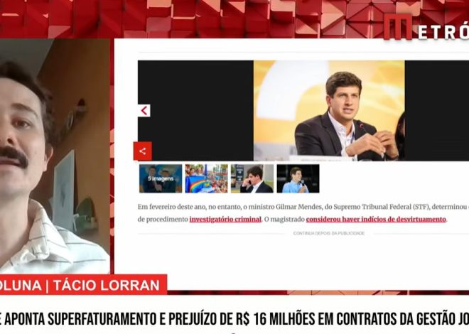 Auditoria do TCE aponta possíveis irregularidades e prejuízo de mais de R$ 16 milhões em contratos da gestão João Campos no Recife