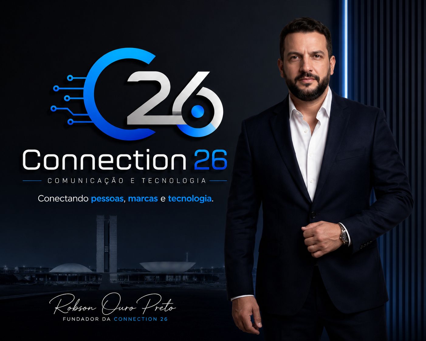 Empresa criada por Robson Ouro Preto avança em Brasília e chama atenção de lideranças políticas em todo o Brasil
