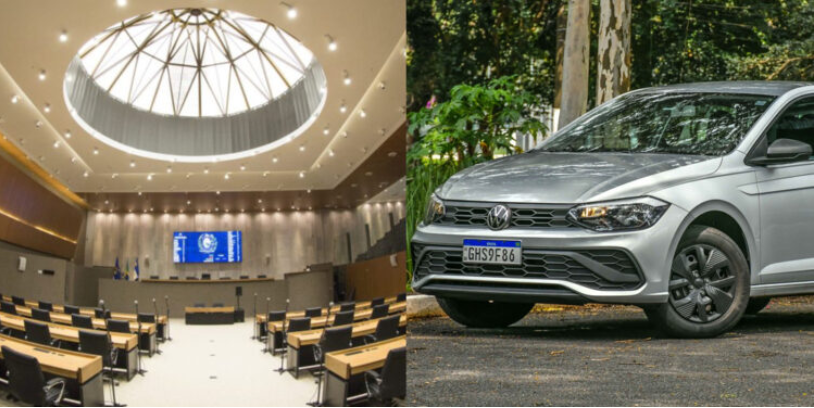 Oficial de Justiça apreende 32 carros na Assembleia Legislativa de Pernambuco ligados a empresa ligada a Sebastião Figueiroa