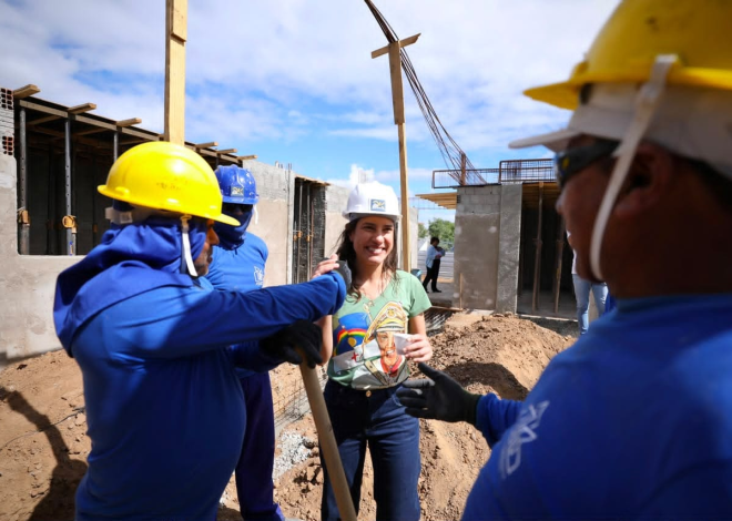 Raquel Lyra vistoria obras no Sertão de Itaparica e reforça investimentos em segurança, educação e infraestrutura