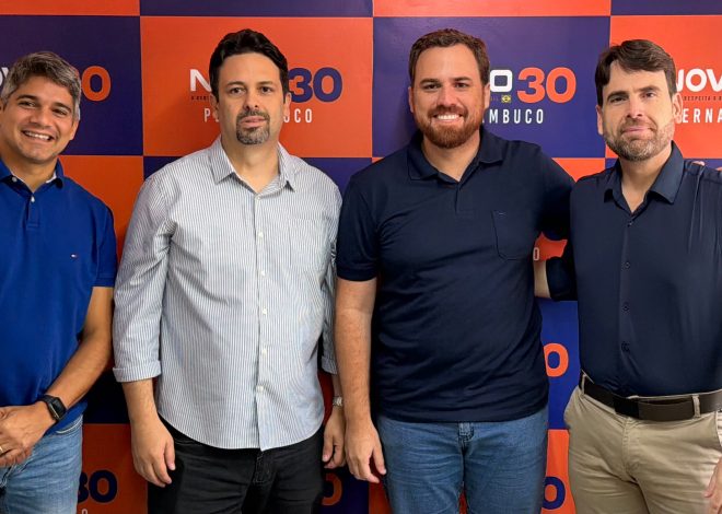 Novo Pernambuco intensifica articulações e prepara convenção estadual para definir estratégia eleitoral de 2026